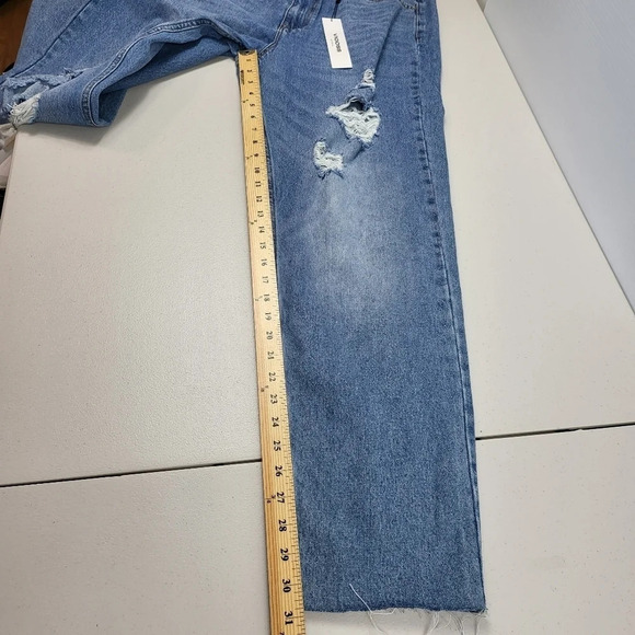 VIGOSS Distressed High Waisted Billie 90s Blue Jeans Sz 29 NWT NEW - Picture 13 of 15